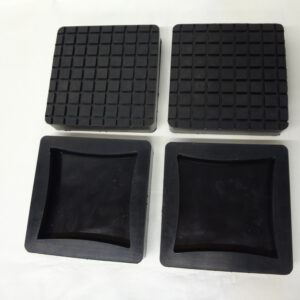 Rubber lift pad set Bendpak 2 post square arm pad 5715-365 slip over style