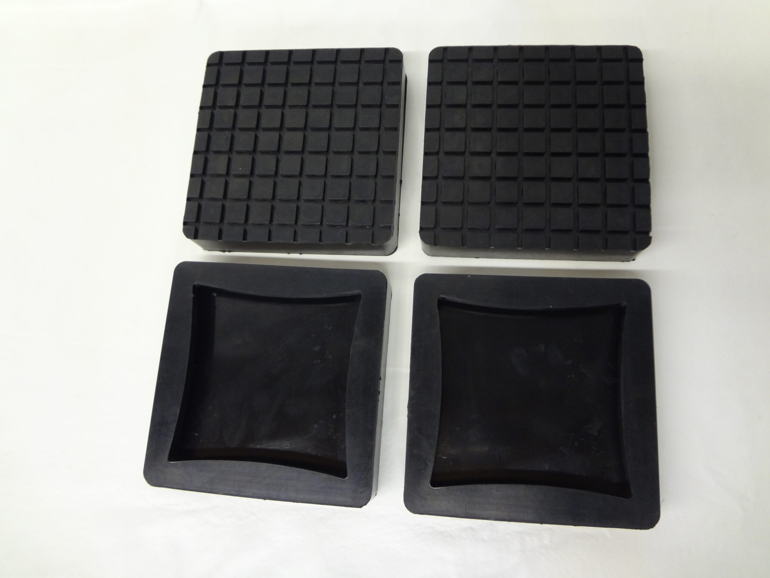 Rubber lift pad set DANNMAR 2 post square slip on style 17108189 set of 4 - Image 4
