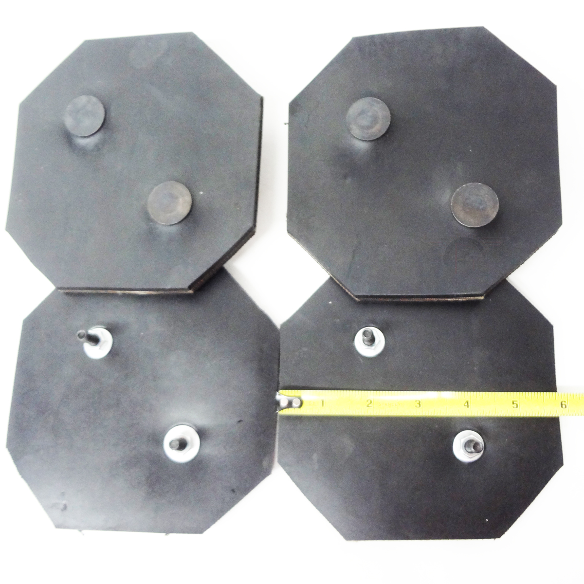 HEAVY DUTY  Rubber Arm Pad for Challenger Lift VBM Lifts Set of 4 pads Octagon 