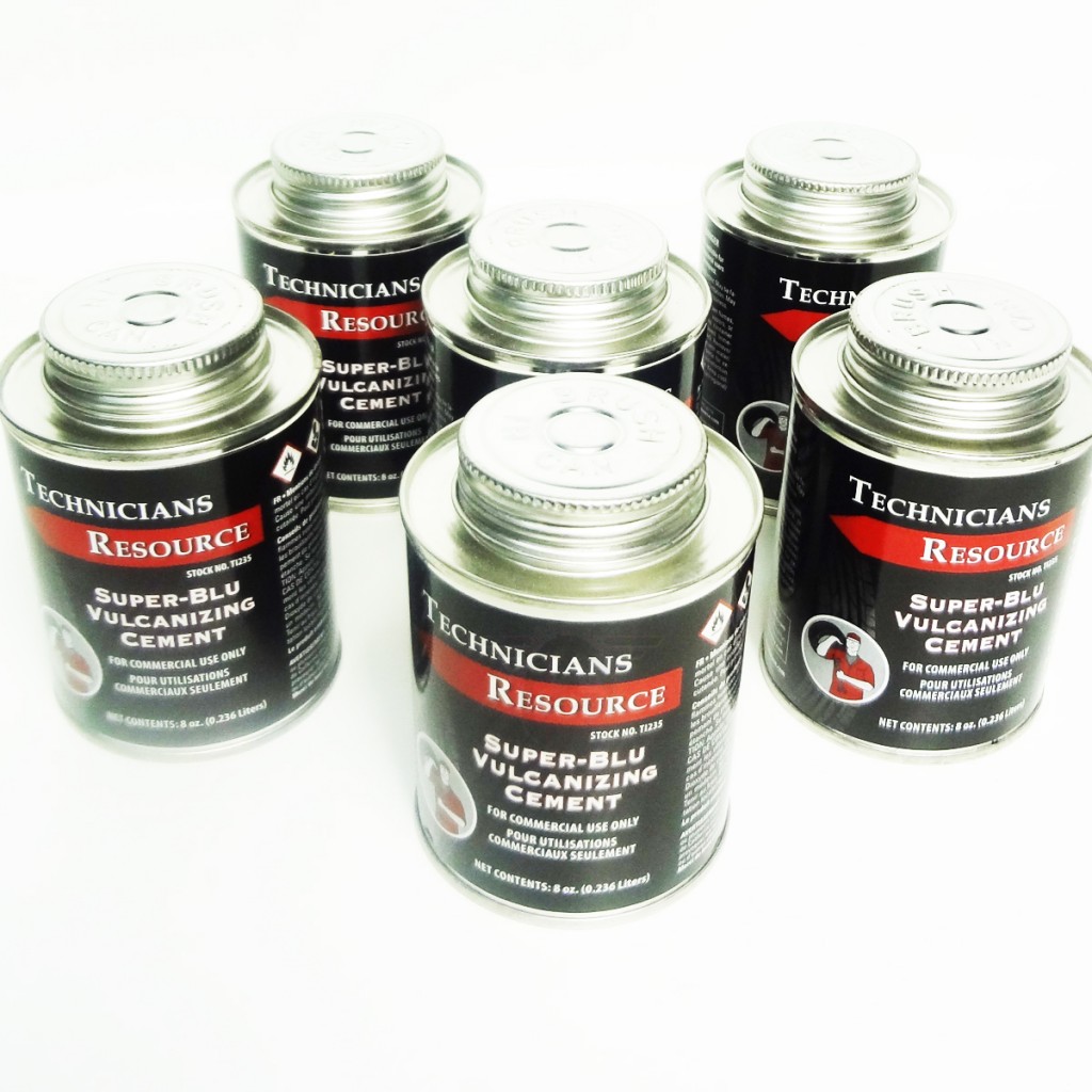 HD BLUE VULCANIZING CEMENT TIRE PATCH GLUE 6PC