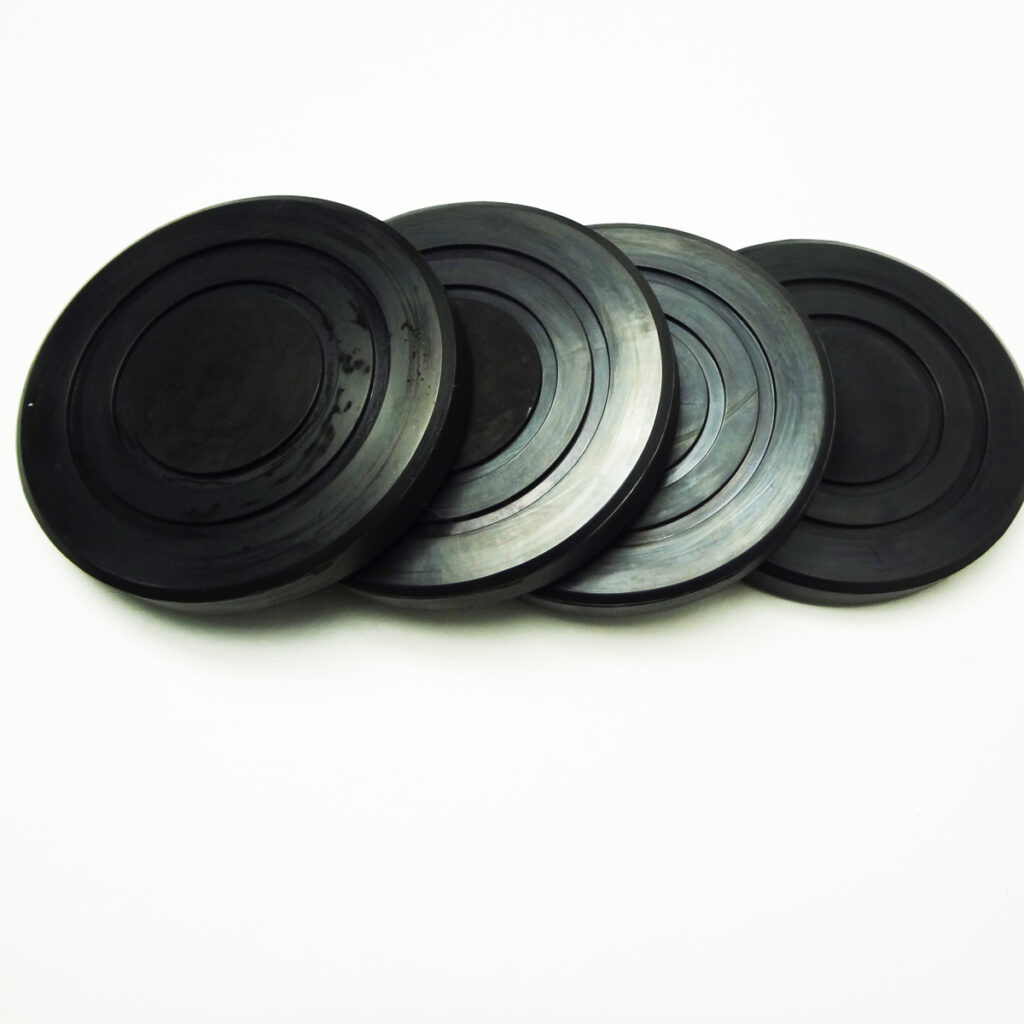 4Pcs Square Rubber Arm Pads Replacement For Bendpak Dannmar Lift (Round Pads - View #3