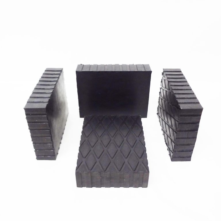 Solid Rubber Lift Block Pad (6