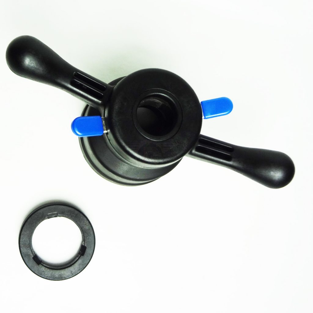 Wheel Balancer Tire Change Tool, 40mm/38mm/36mm Wheel Balancer Quick Release Wing Nut & Pressure Cup Hub Shaft Nut Thread Diameter 40mm, Pitch 3mm Standaard
