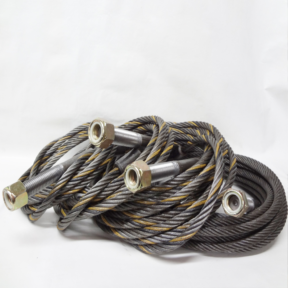 4 Post Lift Cables - Set of 4 Lifting Cables Fits Hanmecson Pro-14F