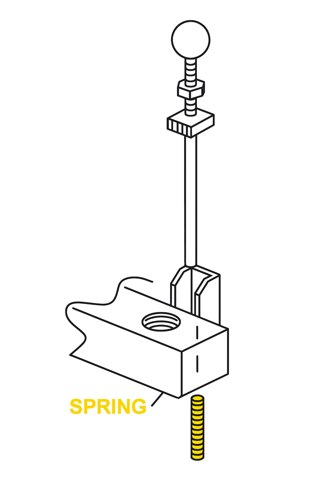 Tuxedo Lift TP9KACX Tuxedo Restraint Plunger Spring TP9KACX-032 - Image 3