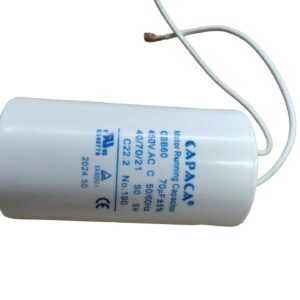 Power Unit RUN CAPACITOR 70UF  450VAC WHITE 2 Wire  FA7389-2