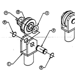 Challenger Lift 200030 End Gasket Replacement for 20,000 Series Hoist