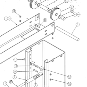 Challenger 2 Post Lift, A1154 - 3/8-16 Hex Flange Nut,  39000, CL9, OE-9