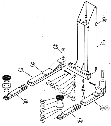 36000 & 37000 Carriage Arm Assembly 36000 37000 Carriage Arm Assembly