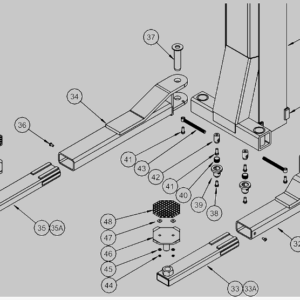 Challenger Lift 31107 Arm Restraint Sleeve Weld 39000 #39