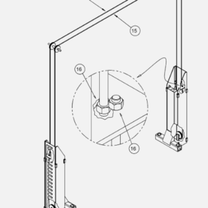 Challenger Lift - 36037 - 1/2-20 Esna Locknut 2 POST 39000