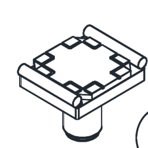 Challenger Lift B12162S-12 Foot Pad Assembly 12000/Cl12/Ev12 CL12