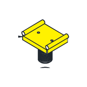 Challenger Lift B12163S Foot Pad Weld, 12/15/18K CL12