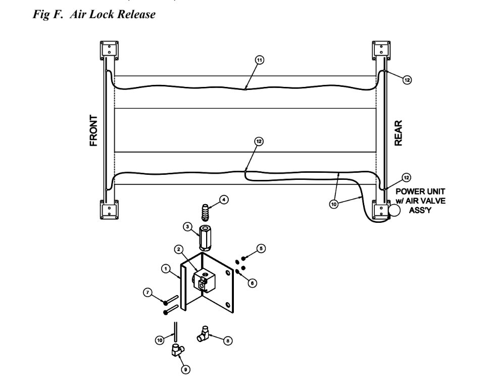 4P14EFX-4P14XFX Air Lock Release 4P14 Air Lock Release