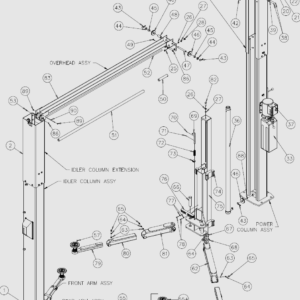 Challenger Lift X10-046 Elbow Replacement for E10 Pre-2009 2-Post Series 2-Post Hoist