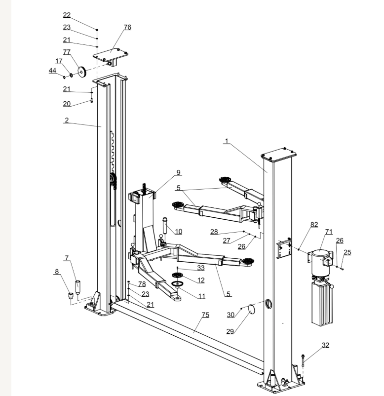 Direct Lift Parts