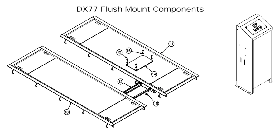 DX77 Flush Mount Components DX77 Flush Mount Components