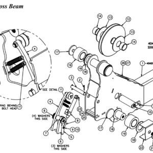 Challenger Lift 40430 Roller Assembly 4015 Series