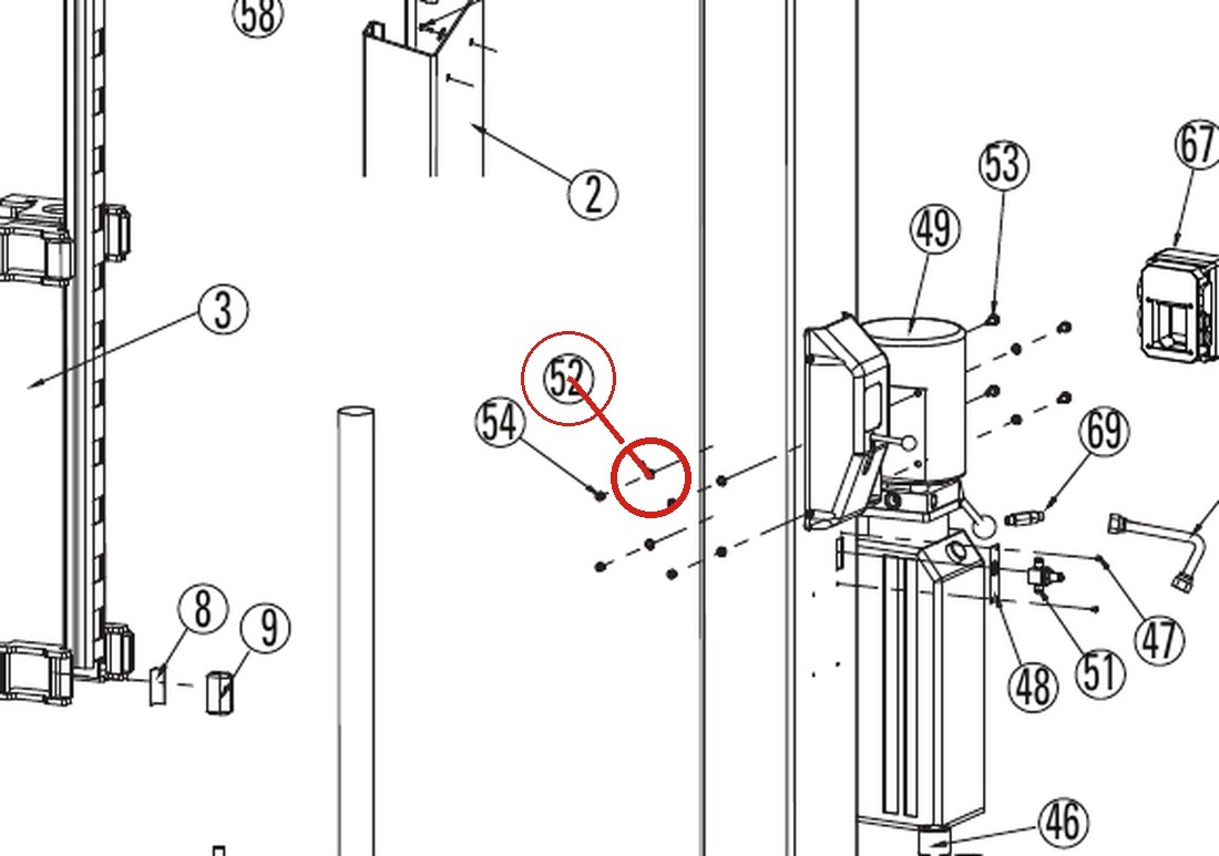 5/16" External Lockwasher For Rotary Lift SPO15, 40854 (review - lk) parts diagram