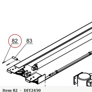 B52-4×50 Cotter Pin 4mm x 50mm for 9K Parking & PP9+ 9K 4-Post Lift Runway & Hydraulics - parts drawing detail