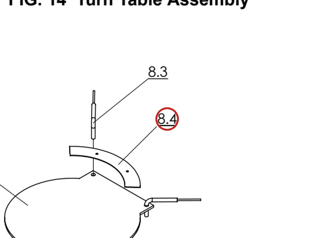 Direct Lift 55000-3 Turn Table Scale for PRO14F 14,000 lb 4-Post Lift parts diagram