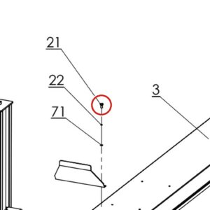 Direct Lift B10-12x20 M12x20 Hex Bolt parts diagram