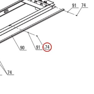 Direct Lift B23-5x10 M5x10 Discal Head Screw for PP8+ Long 8K 4-Post Runway parts diagram