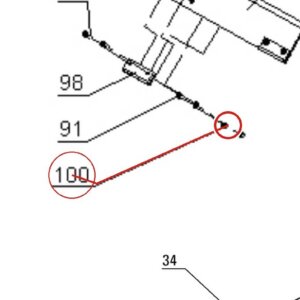 Direct Lift B30-5 M5 Nut for CR14 & PP8+ 4-Post Lifts parts diagram