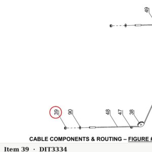 Direct Lift B33-3/4-16 3/4"-16UNF Nylon Lock Nut for 8K 2-Post & 7K/8K 4-Post Lifts - parts drawing detail