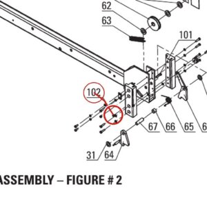 Direct Lift B33-8 M8 Nylon Insert Lock Nut for BP9, HR8000 & OH8000 Lifts parts diagram