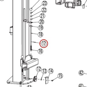 Direct Lift B51-3*26 Spring Pin 3mm x 26mm for Direct Lift DL9 2-Post Lift parts diagram