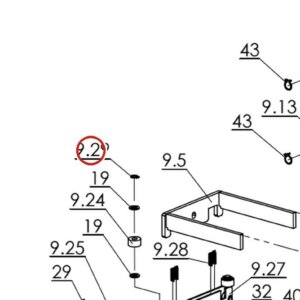 Direct Lift B60-16 Snap Ring 16mm for CR14, Mid-Rise 6K and PRO14F Lifts parts diagram