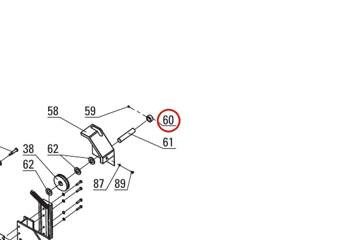 Direct Lift DP8-2007 Adaptor Sleeve / Bushing for 7K / 8K / PP8+ Four-Post Lifts parts diagram