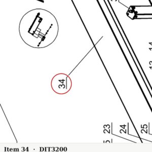 Runway Weldment, Slave Side