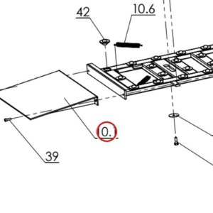 Direct Lift H4P-7100 Ramp for Pro 14F 14,000 lb 4-Post Lift parts diagram