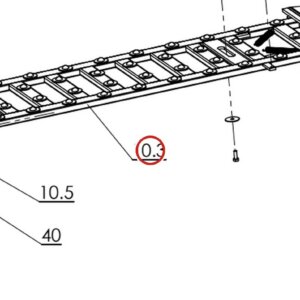 Direct Lift H4P-7200 Bottom Plate for Pro 14F 14,000 lb 4-Post Lift parts diagram