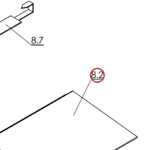 Direct Lift H4P-8100 Turn Table Approach Ramp for Pro 14F 14,000 lb 4-Post Lift parts diagram