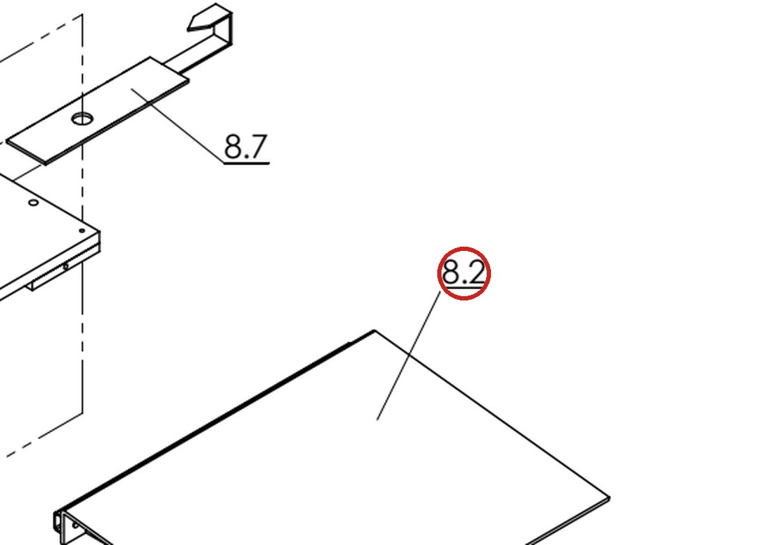 Direct Lift H4P-8100 Turn Table Approach Ramp for Pro 14F 14,000 lb 4-Post Lift parts diagram