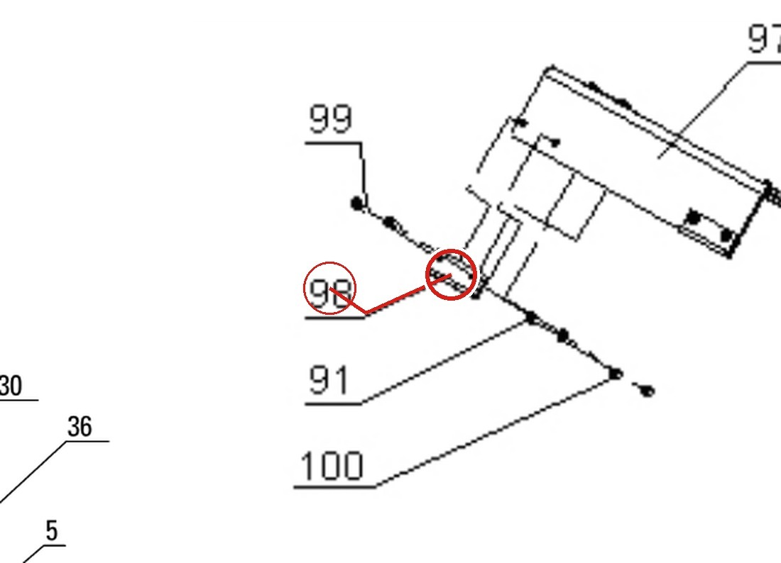 Direct Lift H4P-R3102 Rubber Pad (Wheel Chock Accessory) for Pro Park 8 Plus 4-Post Lifts parts diagram
