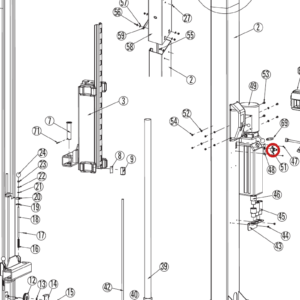 Direct Lift HPRO-Y002 Hydraulic T-Fitting for PRO9D 9K & DL9 2-Post Lifts