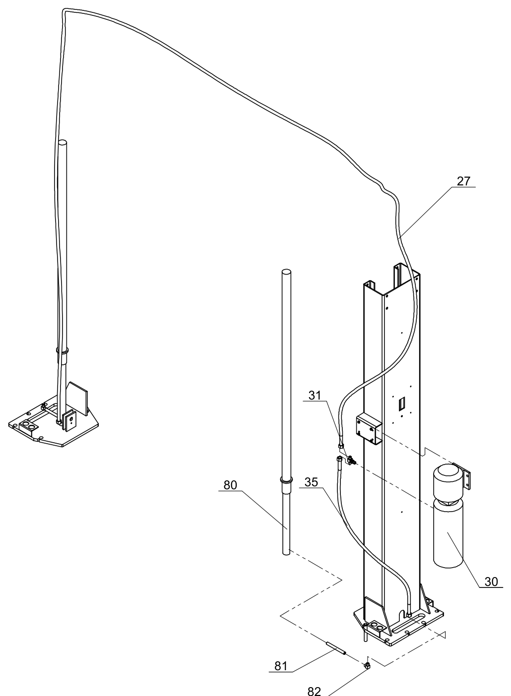 direct-lift-pv10-10k-hydraulic-component-parts-parts-diagram-v3 Direct Lift PV10 10K Hydraulic Component Parts
