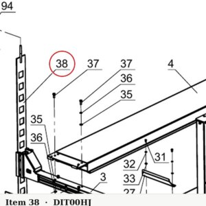 Direct Lift SH4D-4000HJ Lock Ladder for PP9+ 9K 4-Post & 9K Parking Lift - parts drawing detail