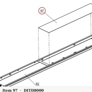 Direct Lift SH4D-8000 Runway Cover - PP9+ 9K 4-Post & 9K Parking Wider V (Main Side) - parts drawing detail