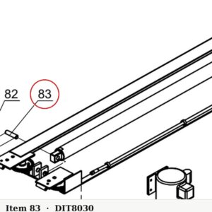 Direct Lift SH4D-8030 Cylinder Pin - PP9+ 9K 4-Post & 9K Parking Wider V Hydraulics - parts drawing detail