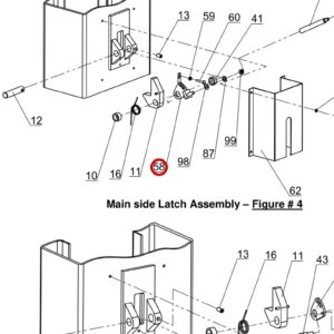 Direct Lift 30500-5001(B)-26G1 Cam Plate Main Side for PROV12 / PRO12 TP / PV12 Lock Assembly