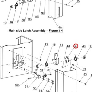 Direct Lift 30500-5001(B)-22 Safety Cam Plate, Slave Side - PRO9D 9K 2-Post Lift