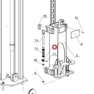 Direct Lift 30500-5202 (A) Gear Rack for PROV12 / PRO12 TP / PV12 12K 2-Post Lifts