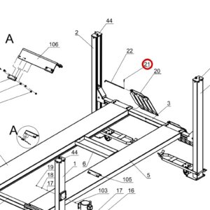 Direct Lift SH4D-8003 Cotter Pin - PP9+ 9K 4-Post & 9K Parking Wider V Ramp Hardware