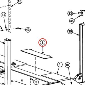 Rear Slip Plate Kit (For Slip Plate Parts, See Slip Plate Parts Breakdown)