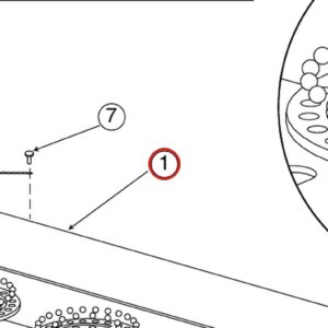 Forward Lift 1400520 Slip Plate Weldment for OR14 14K 4-Post Alignment Lift parts diagram